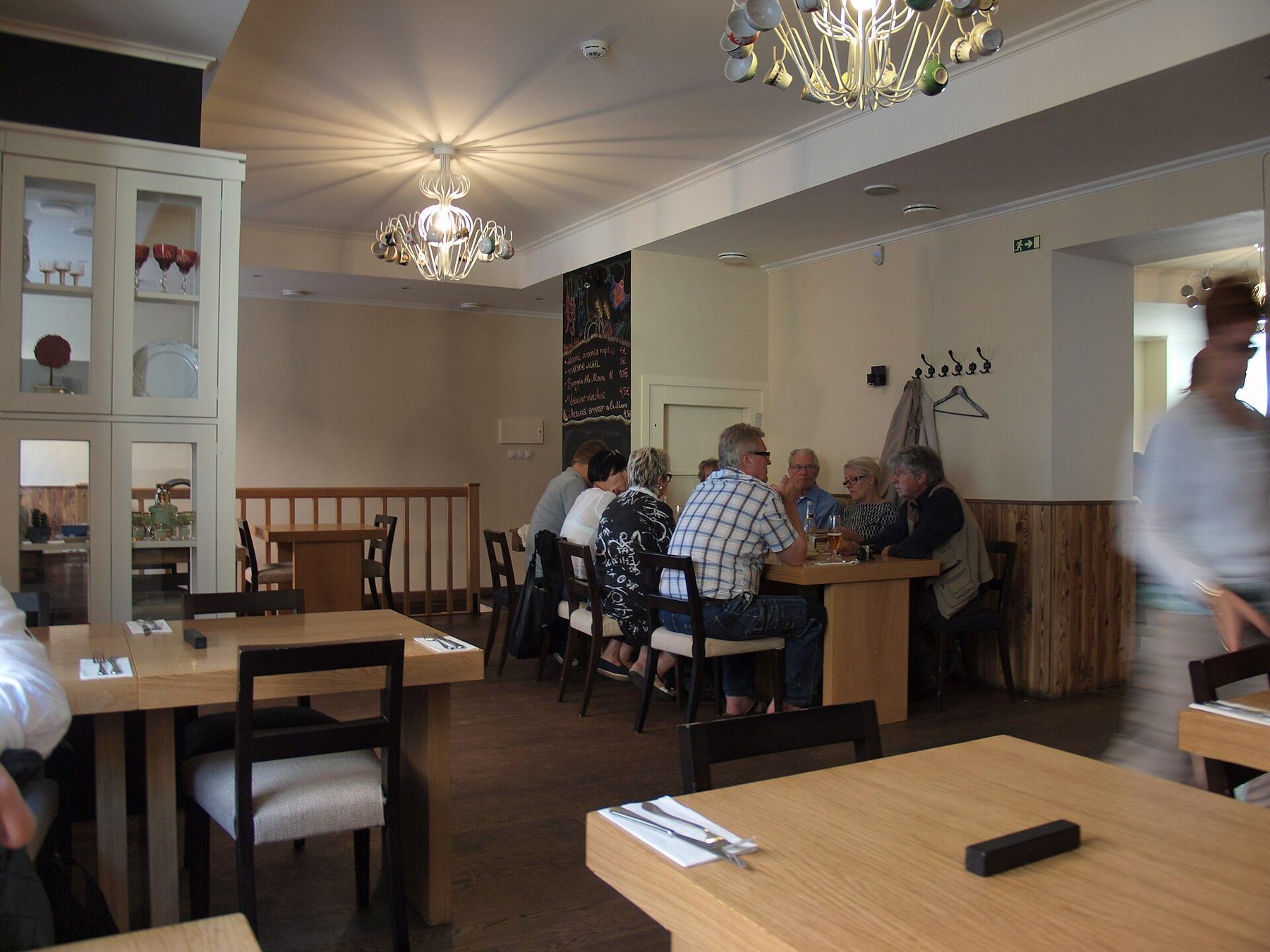 Restaurant scene in Tallinn