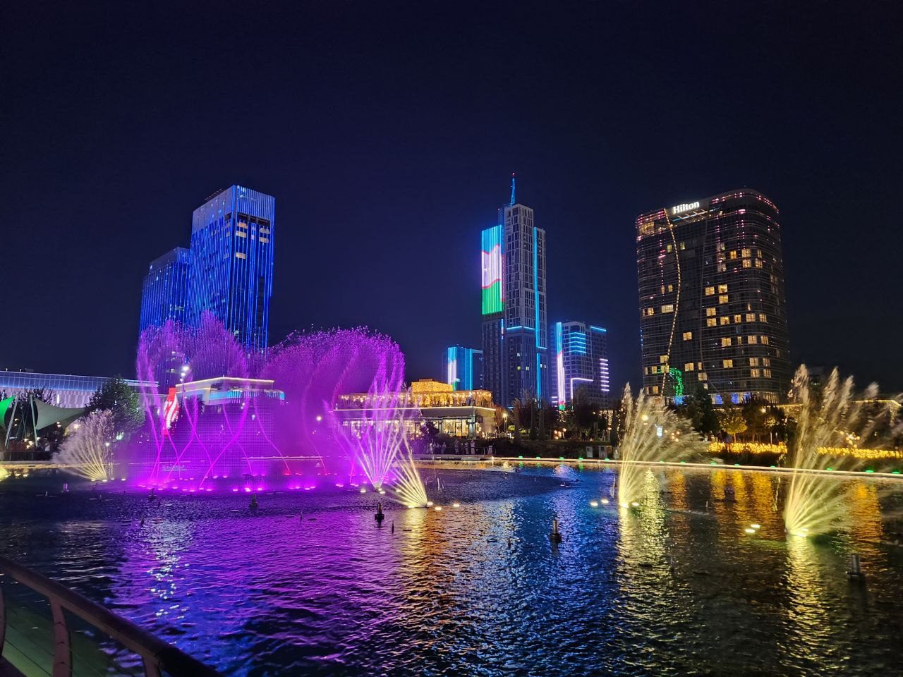 Evening scene in Tashkent