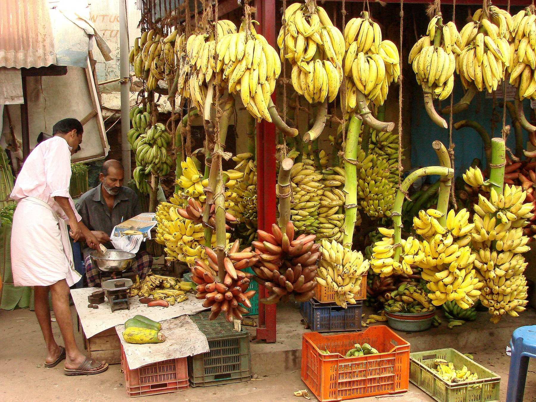 Market food in Thiruvananthapuram