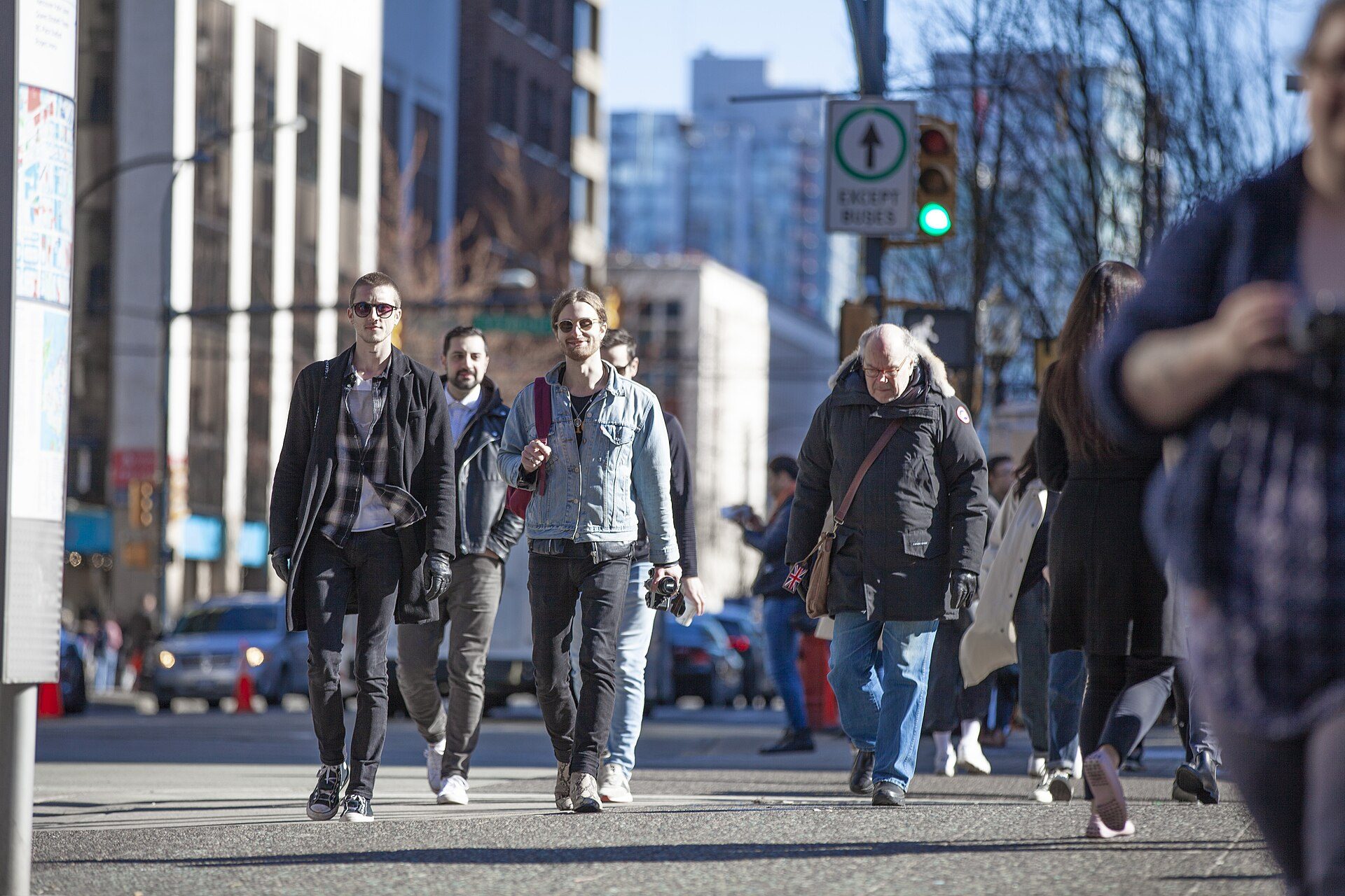 Central Vancouver street scene
