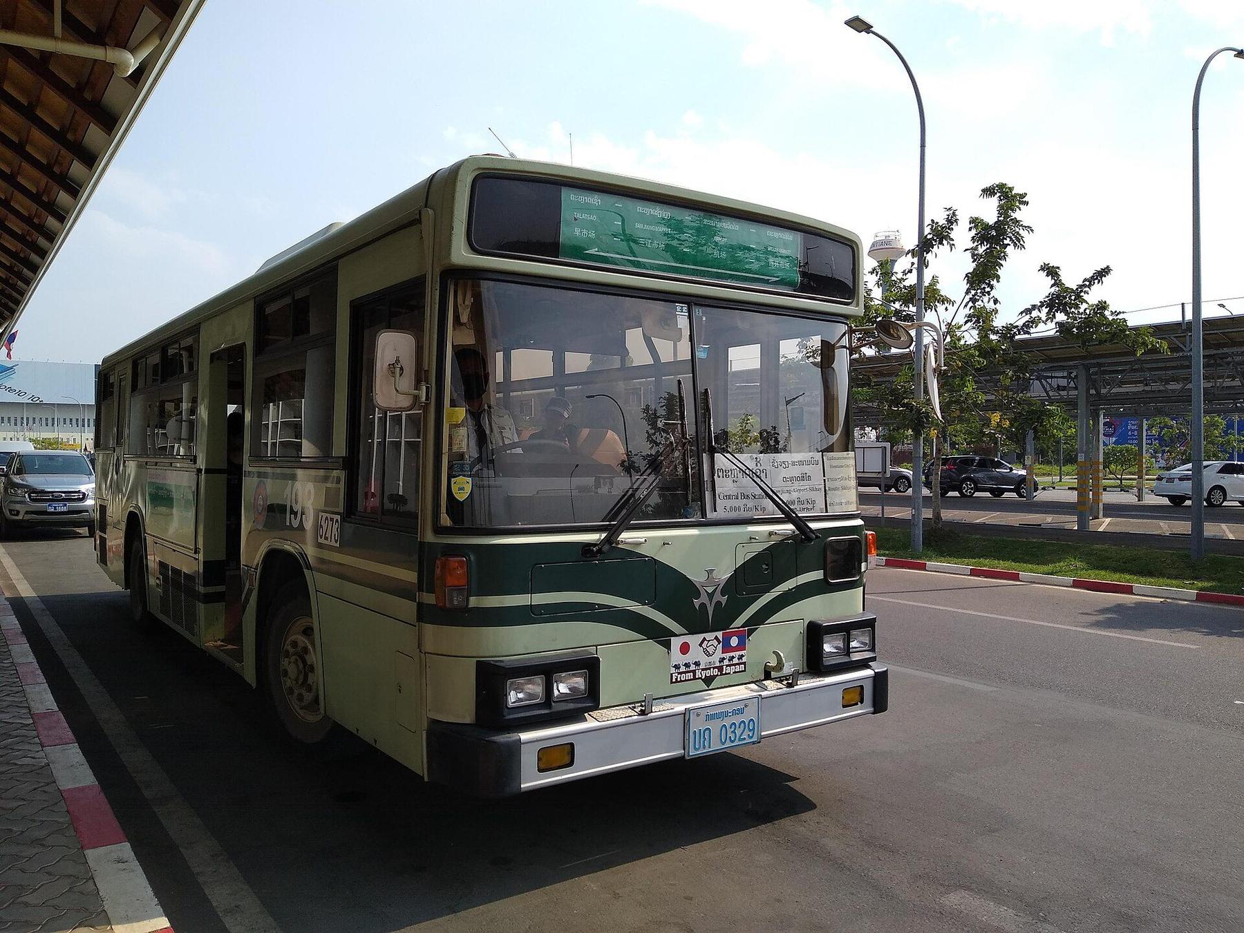 Transport scene in Vientiane