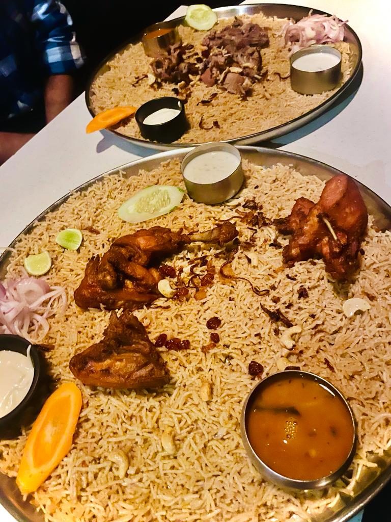 Restaurant scene in Vijayawada