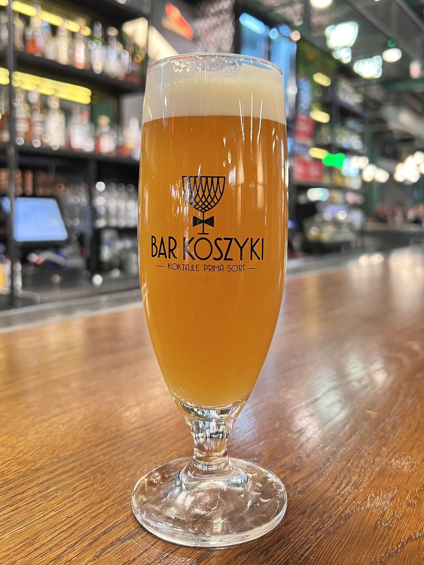 Food hall scene in Warsaw