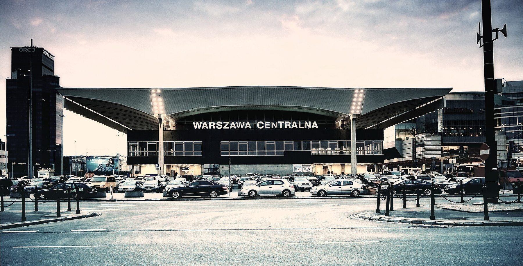 Rail hub in Warsaw