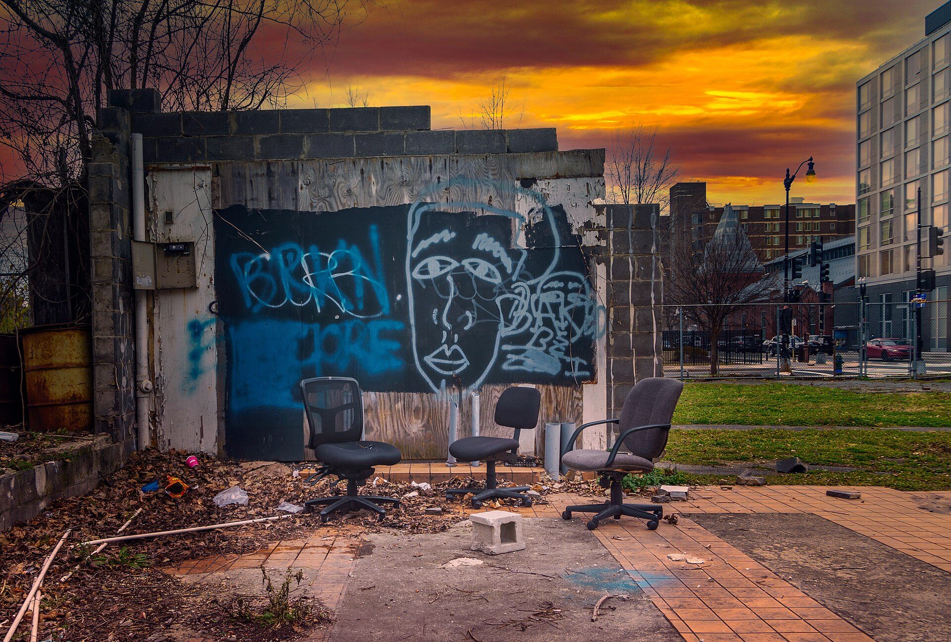 Street scene in Washington, DC