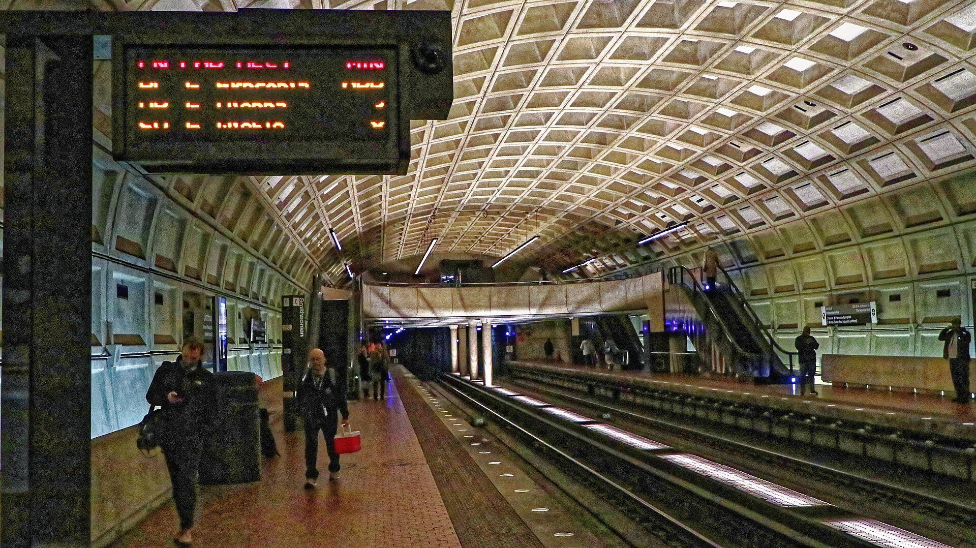 Transit scene in Washington, DC