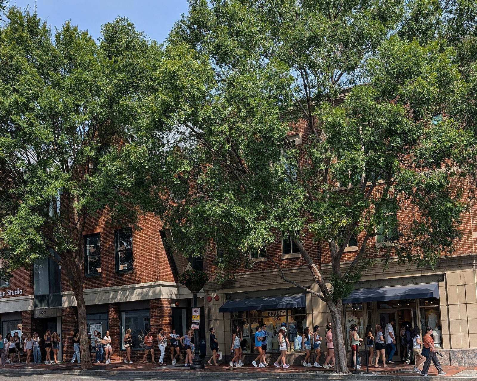 Washington shopping route around Georgetown