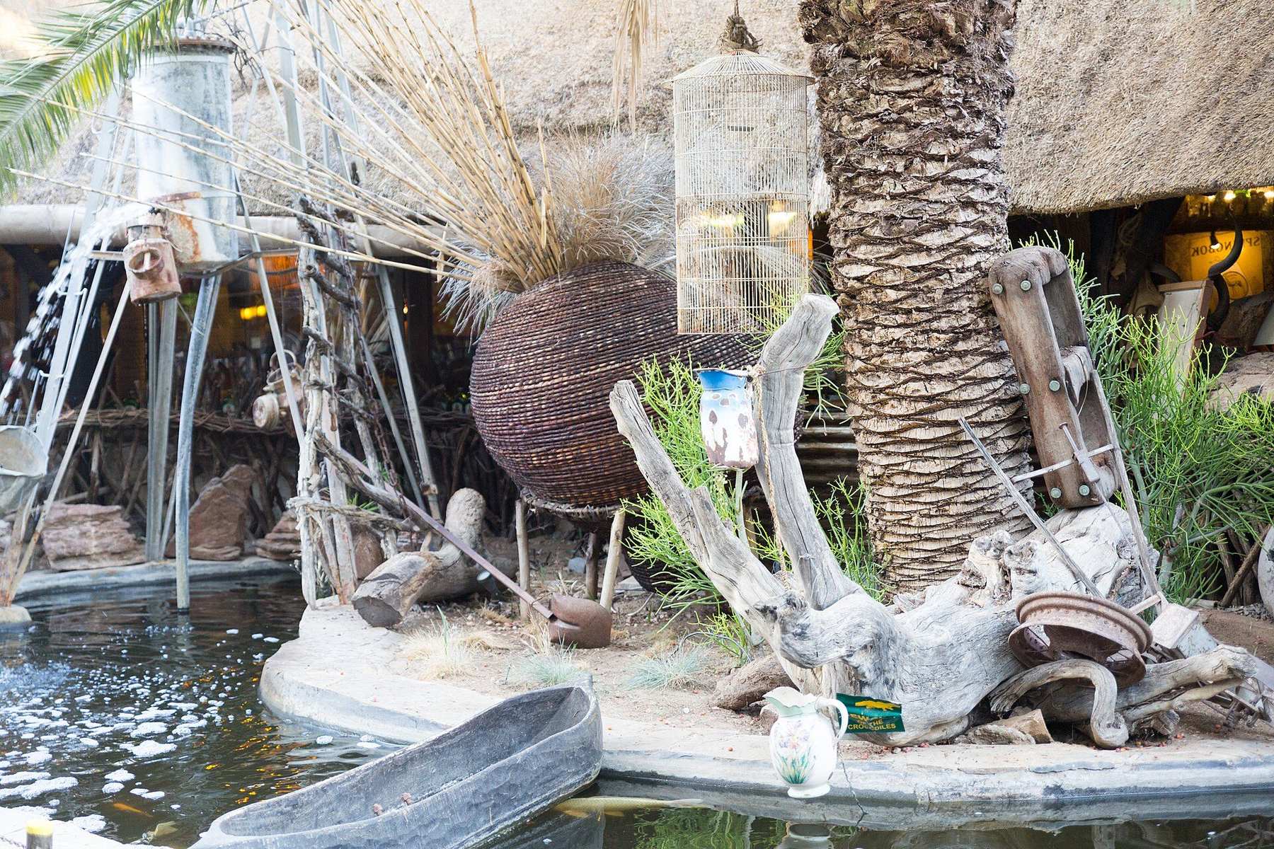 Restaurant scene in Windhoek