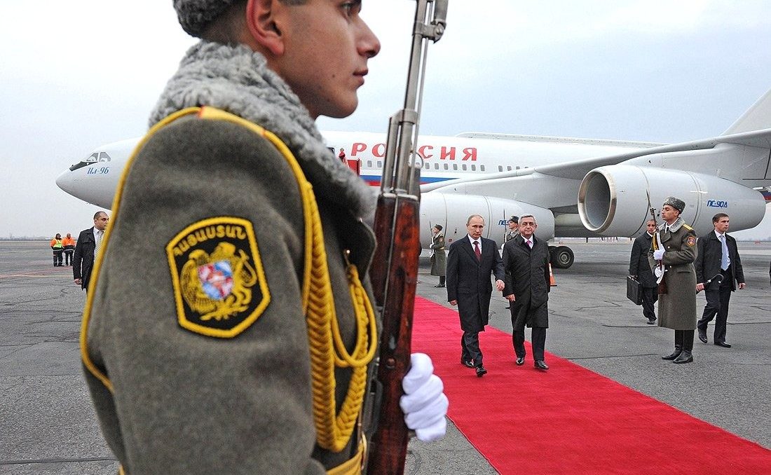 Airport or transfer scene in Yerevan