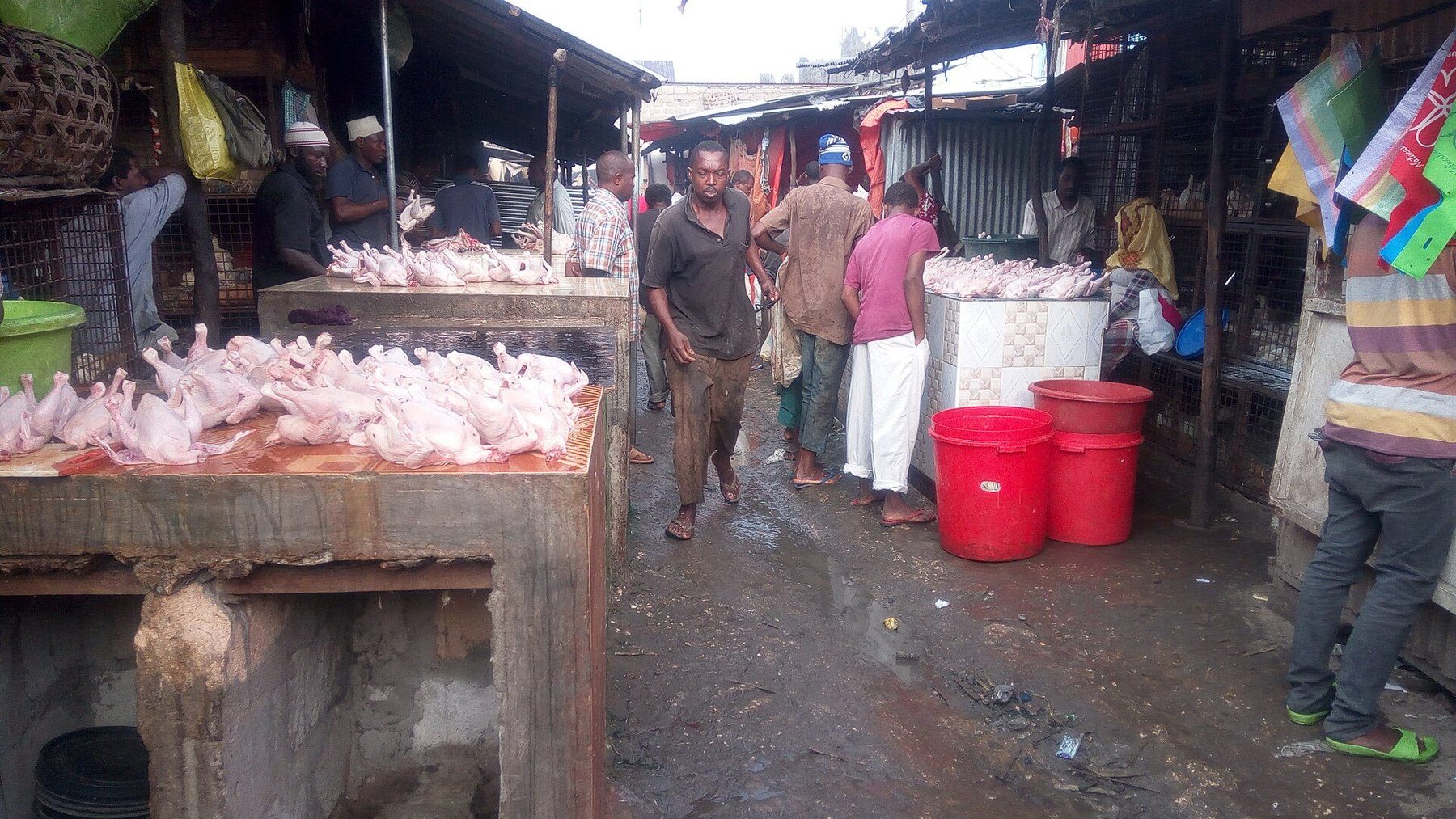 Shopping or market scene in Zanzibar
